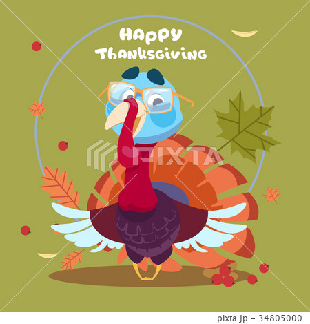 Happy Thanksgiving Day Autumn Traditional Harvest 34805000