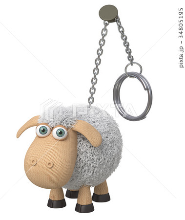 3d illustration funny sheep 3d illustration funny sheep 34805195