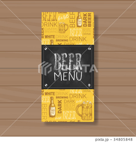 Beer Menu Set Design For Restaurant Cafe Pub Beer Menu Set Design For Restaurant Cafe Pub 34805848