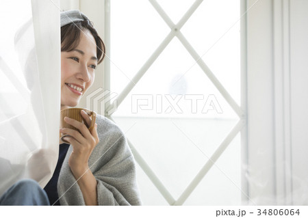 女性　ライフスタイル　リラックス 34806064