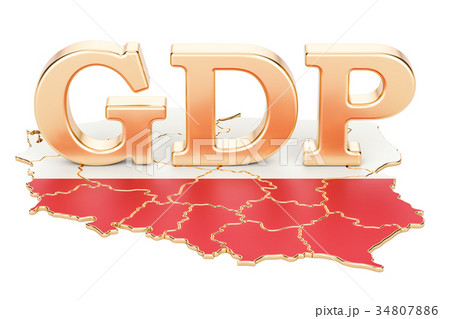 gross domestic product GDP of Poland concept 34807886