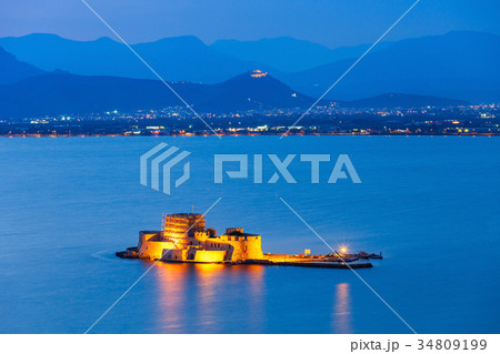 Bourtzi castle in Nafplio Bourtzi castle in Nafplio 34809199