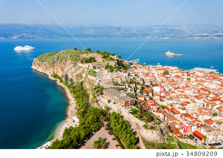 Nafplio aerial view, Greece 34809209
