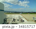 福岡空港と青空 34815717