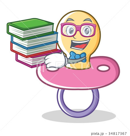 Geek baby pacifier character cartoon 34817367