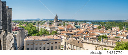 Avignon city view from Papal palace 34817704