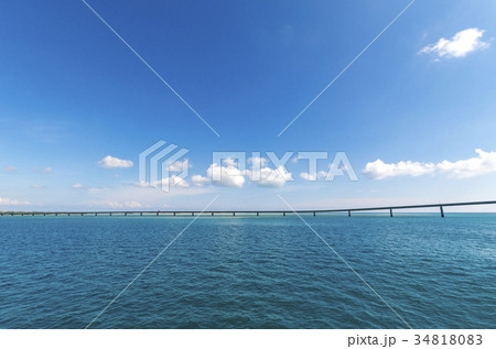 船から見た 伊良部大橋 船から見た 伊良部大橋 34818083