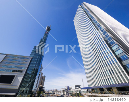 名古屋都市風景　ささしまライブ　グローバルゲート　ささしまライブ駅 34818440