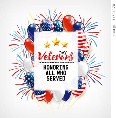 Veterans Day. Honoring all who served. Usa flag 34821378