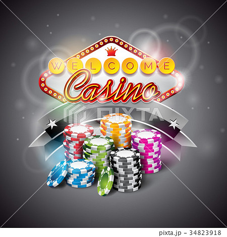 Vector illustration on a casino theme 34823918