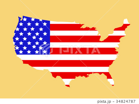 USA map vector illustration 34824787