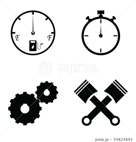 car race icon set car race icon set 34824893