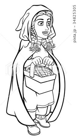 Little Red Riding Hood Fairy Tale Cartoon  34825305