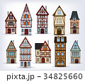 Historic half-timbered houses 34825660