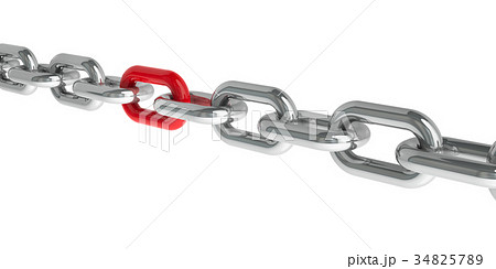 Chain with red link #2 34825789