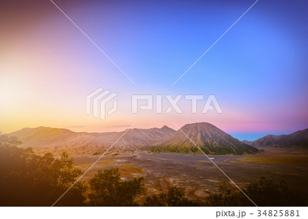 Mount Bromo volcano (Gunung Bromo) at sunrise 34825881