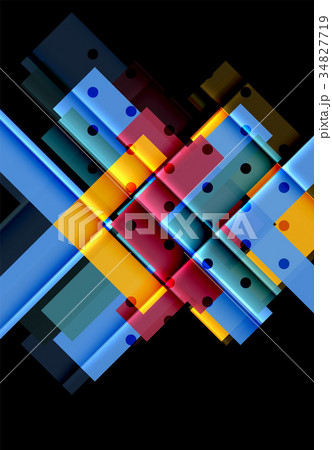 Color arrows on black background Color arrows on black background 34827719