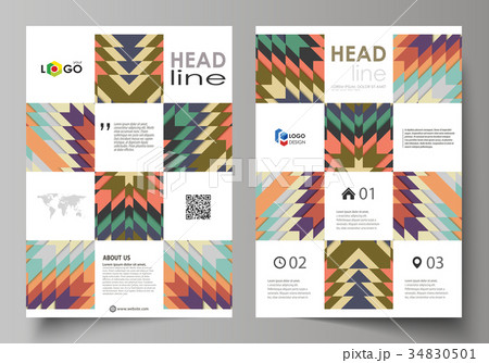 Business templates for brochure, flyer, booklet Business templates for brochure, flyer, booklet 34830501