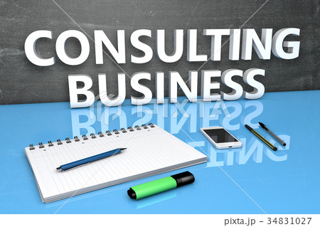 Consulting Business text concept 34831027