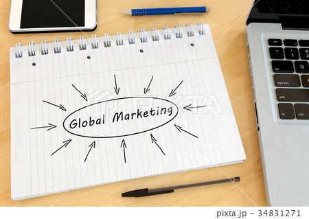Global Marketing text concept 34831271