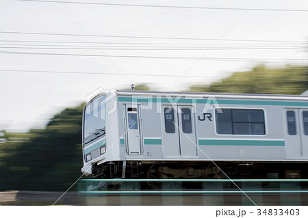電車　常磐線 34833403