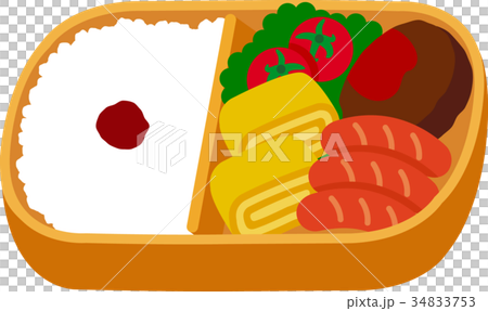 白米とおかず　お弁当 34833753