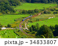 牧草地の中の糠南駅 34833807