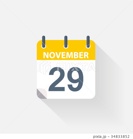 29 november calendar icon 34833852