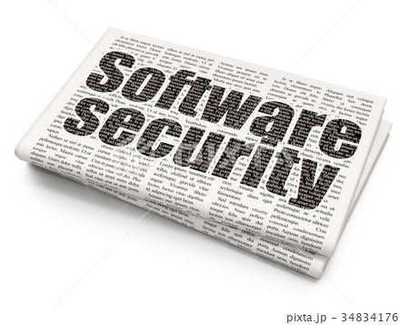 Privacy concept: Software Security on Newspaper 34834176