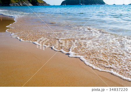 Blue sky and blue sea. Blue sky and blue sea. 34837220