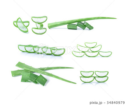 aloe vera fresh leaf 34840979