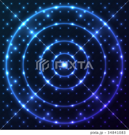 Shining abstract rounds background 34841083