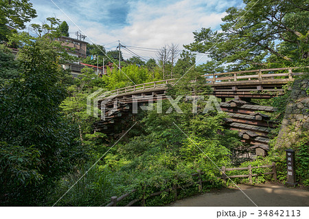 猿橋(7月 大月市猿橋町) 猿橋(7月 大月市猿橋町) 34842113