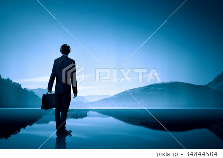 Businessman in isolation Businessman in isolation 34844504