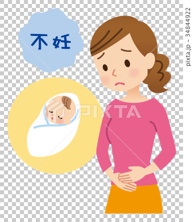 不妊症に悩む女性 不妊症に悩む女性 34844922