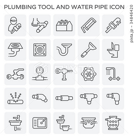 plumbing tool icon 34846420