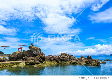 千々石　夫婦岩　恵比須宮　福石様　長崎 34846607