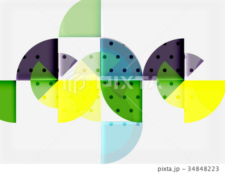 Circle elements on black background Circle elements on black background 34848223