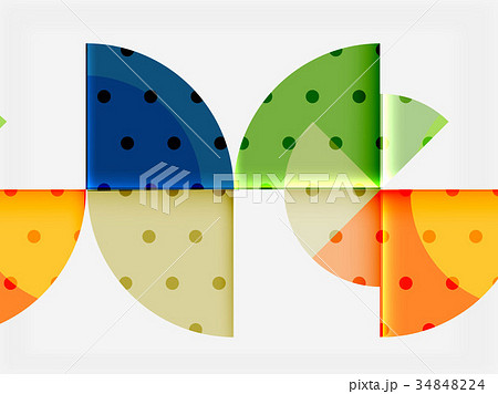 Circle elements on black background Circle elements on black background 34848224