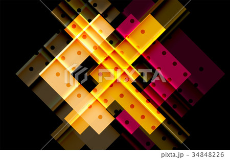 Color arrows on black background Color arrows on black background 34848226