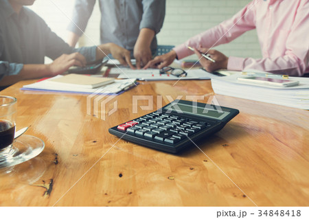 Business and finance concept of office working 34848418