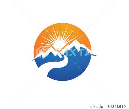 Mountains Logo Template 34848619