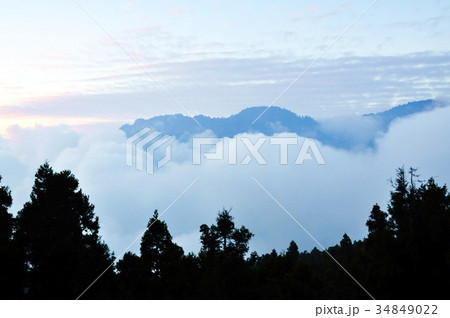 台湾 阿里山 景色 34849022