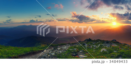 Amazing mountain landscape Amazing mountain landscape 34849433