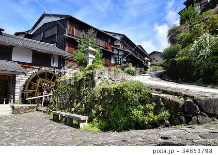 中津川市馬籠宿 34851798
