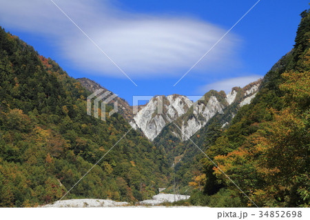 北アルプス　秋の船窪岳 34852698