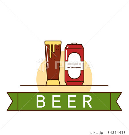 Beer theme illustration Beer theme illustration 34854453