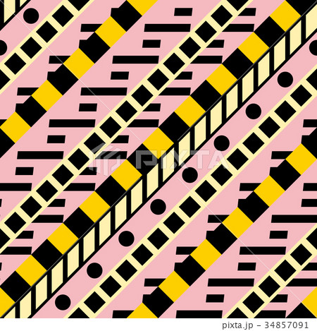 Retro color seamless pattern. Fancy abstract Retro color seamless pattern. Fancy abstract 34857091