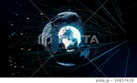地球・ホログラム 地球・ホログラム 34857418