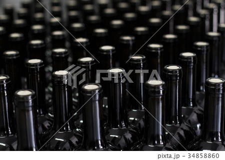 wine being bottled at the winery wine being bottled at the winery 34858860